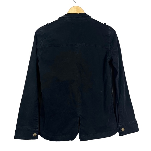 McGuire Black Denim Can’t Buy My Love Fringe Western Jacket Size XS - Picture 8 of 14